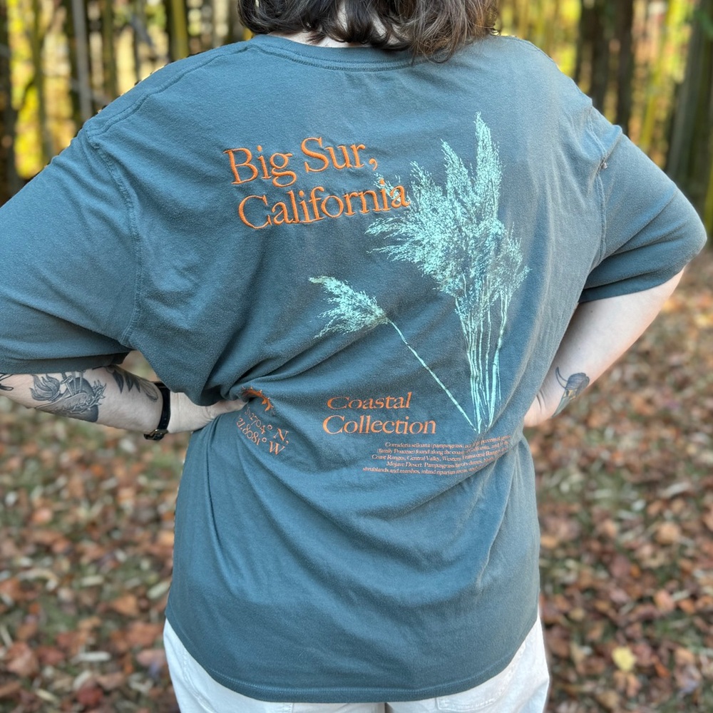 COTTON BIG SUR SOFT WASHED GRAPHIC TEE - SIZE 3X